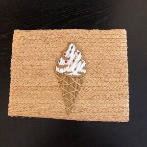 Bujibaja by Hat Attack Ice Cram Cone Clutch Bag